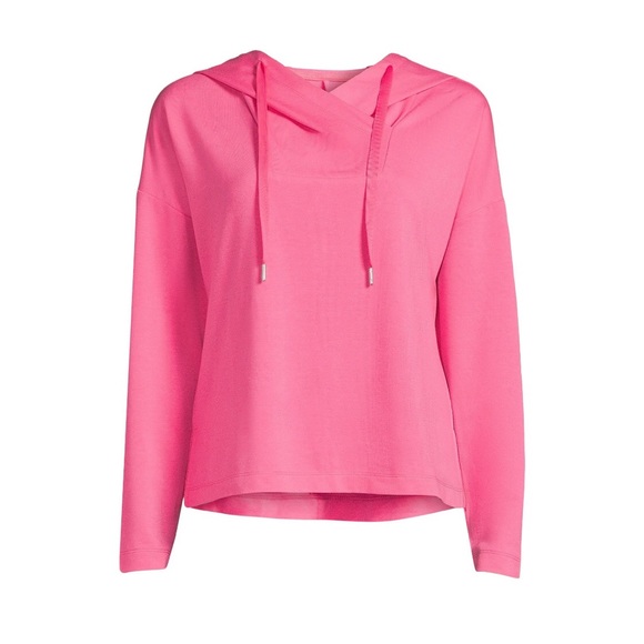 AVIA Womens Hoodie Size Small 4-6 Pink Side Slits New - Picture 1 of 6